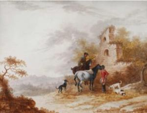 reiter-vor-ruinenlandschaft-300-gouache-aquarell.jpg