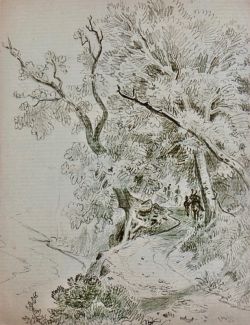 waldweg-mit-reitern-250-bleistift.jpg
